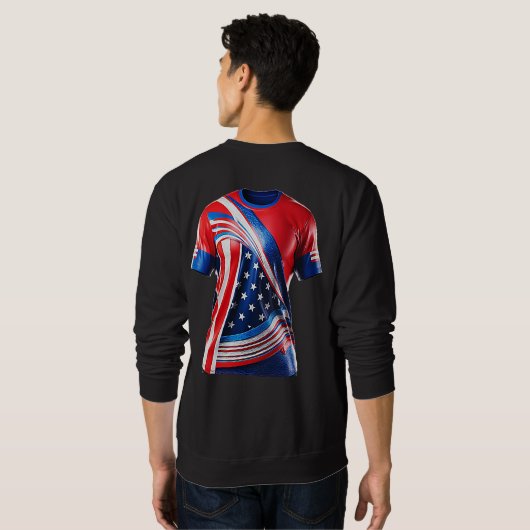 Dernier design Sweatshirt de base masculin (Dos entier)