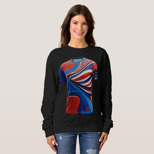 Dernier design Sweatshirt de base pour femmes (Devant entier)