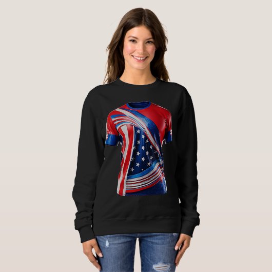 Dernier design Sweatshirt de base pour femmes (Devant entier)