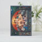 Dernier dîner, carte de prière pour la Semaine Sai (Debout devant)