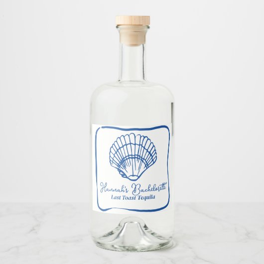 Dernier Étiquette de boisson pour toast (Devant)