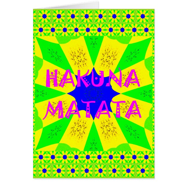 Dernier Hakuna Matata magnifique design Extraordin (Devant)