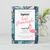 Dernier Invitation Fête des mariées flamingle (Debout devant)