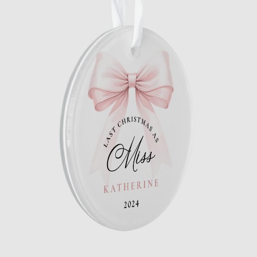 Dernier Noël comme une Miss (devant)