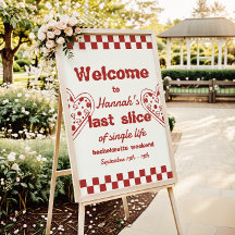 Dernier Slice Pizza Bachelorette Week-end Affiche 