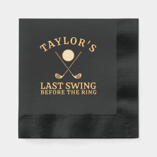 Dernier Swing Avant Le Bachelor De Golf Ring (Recto)