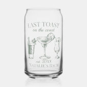 Dernier Toast Sur La Côte Beach Bachelorette Party (Recto)