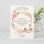 Dernier toast sur la côte Invitation de bacheloret (Debout devant)