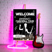 Dernier Tour Punk Rock Band Bachelorette Affiche d