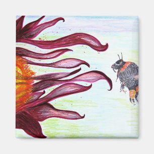 Dernière abeille de miel, aimant