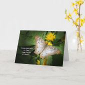 Dernière carte de félicitations Roung of Chemo (Fleur jaune)