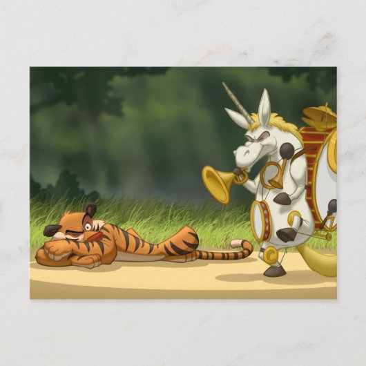 Dernière carte postale Unicorn (Devant)