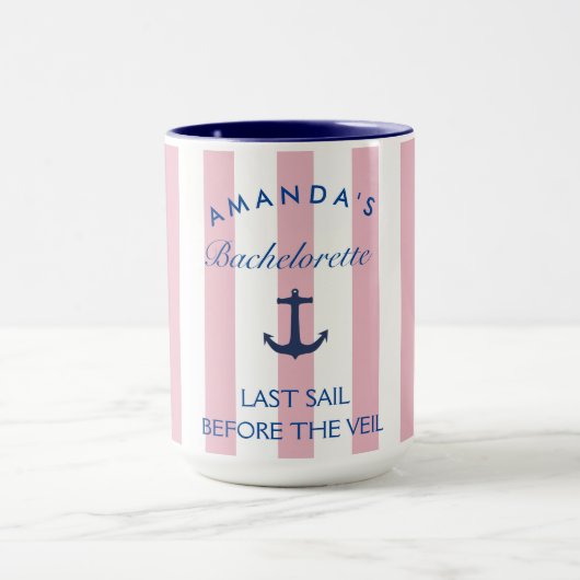 Dernière croisière avant le voile Mug pour l'enter (Centre)