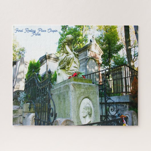 Dernière demeure Chopin Paris. Puzzle (Horizontal)