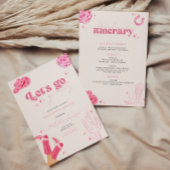 Dernière disco rodéo bachelorette invitation