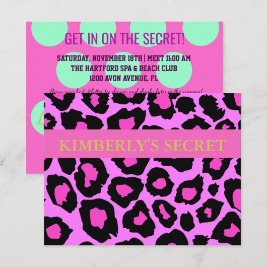 Dernière Fling Avant La Carte Bachelorette De Bach (Devant / Derrière)