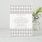 Dernière invitation de mariage moderne déco (Debout devant)