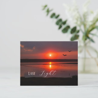 Dernière Lumière | Carte postale de coucher de sol