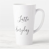 Dernière Mug latte minimale quotidienne (Droite)