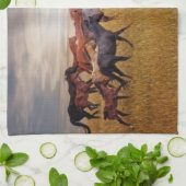 Dernière serviette de cuisine de cheval de la (Plié)