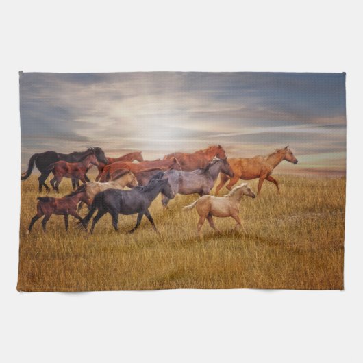 Dernière serviette de cuisine de cheval de la (Horizontal)