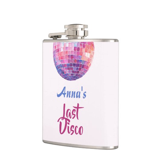 Dernière soirée de bachelorette Disco | Flasque ro (Gauche)