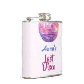 Dernière soirée de bachelorette Disco | Flasque ro (Droite)