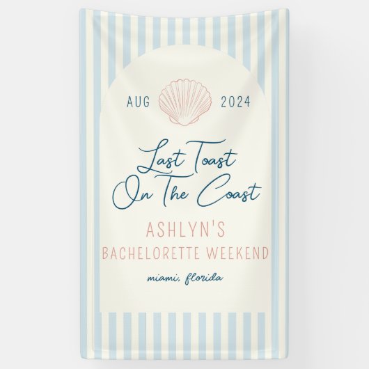 Dernière Toast sur la Côte Bannière Enterrement de (Vertical)