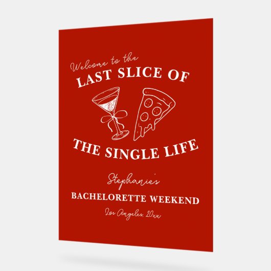 Dernière tranche rouge de la célibataire à vie (Angle)