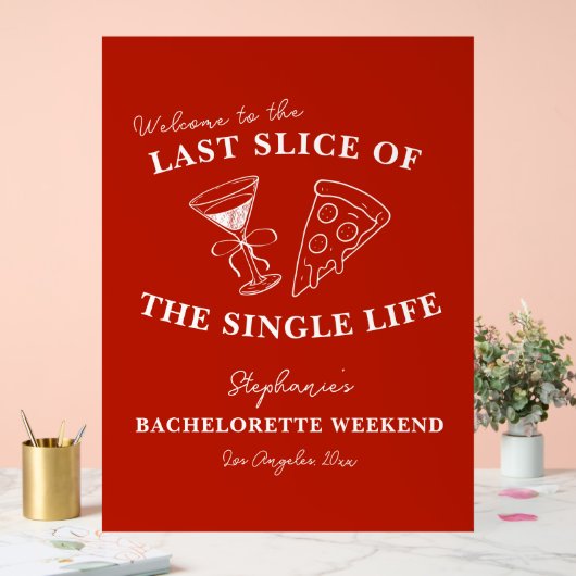 Dernière tranche rouge de la célibataire à vie (Mariage)