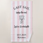 Dernière voile avant le voile Serviette | Nautique (Devant)