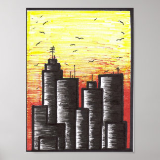 derniers jours d'une ville mourante impression de 