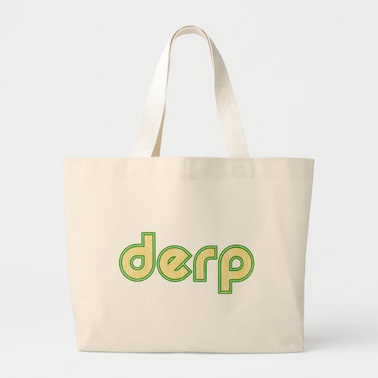 Derp 1 grote tote bag (Voorkant)