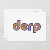 Derp 3 briefkaart (Voorkant / Achterkant)