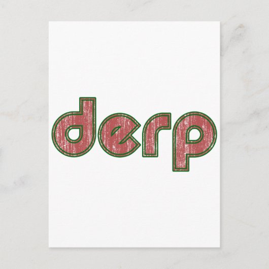 Derp 4 briefkaart (Voorkant)