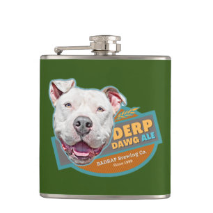 Derp Dog Flask Heupfles
