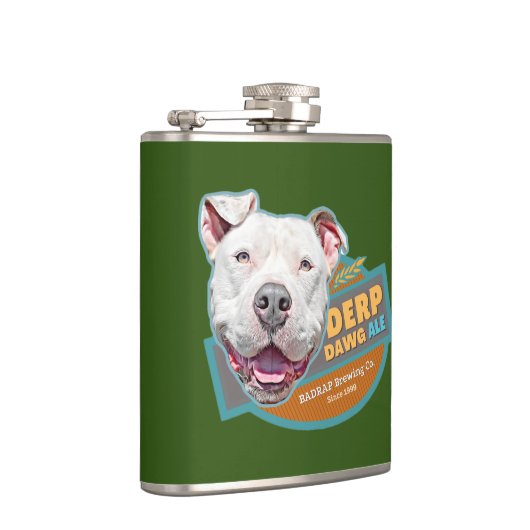 Derp Dog Flask Heupfles (Rechts)