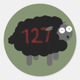 Derp Sheep Ronde Sticker