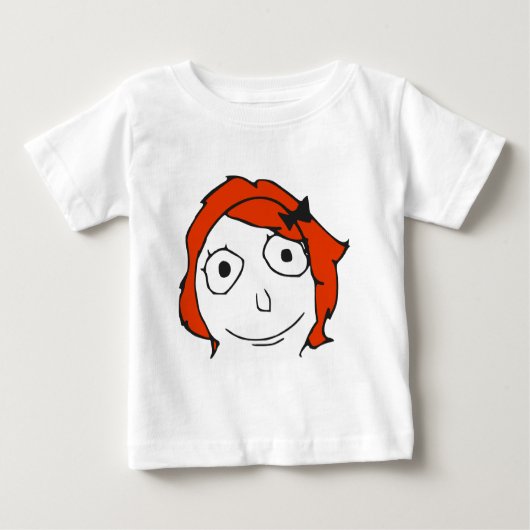 Derpina rood haar woede gezicht meme (Voorkant)