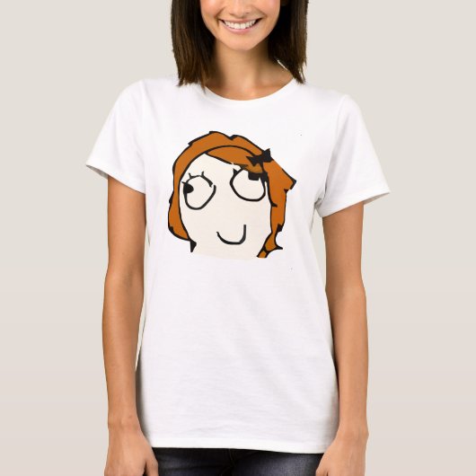 Derpina with Schlick (Red) Meme Shirt (Voorkant)