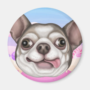 Derpy Chihuahua Magneet