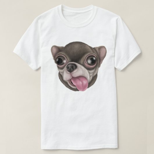 Derpy Chihuahua T-shirt (Design voorkant)