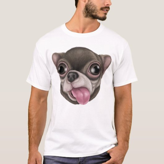 Derpy Chihuahua T-shirt (Voorkant)