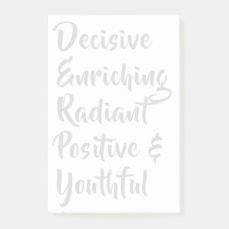 DERPY - Een levensstijl. Post-it® Notes