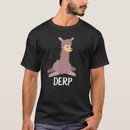 Derpy Llama Derp Llama T-shirt (Voorkant)