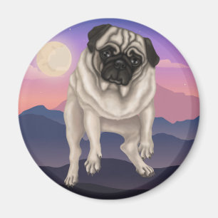 Derpy Pug Magneet