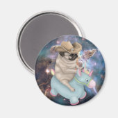 Derpy Pug Magneet (Voorkant / Achterkant)