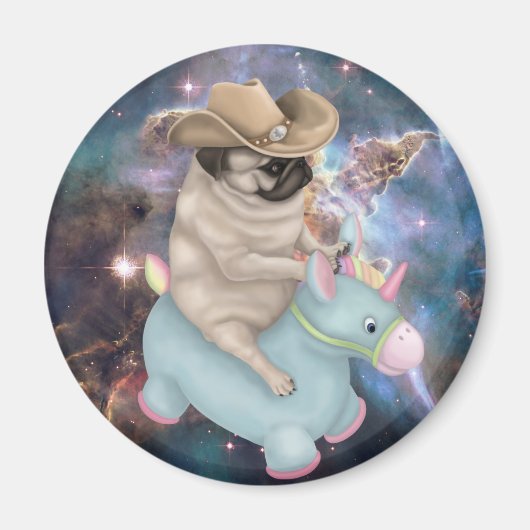 Derpy Pug Magneet (Voorkant)