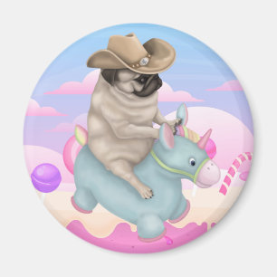 Derpy Pug Magnet Magneet