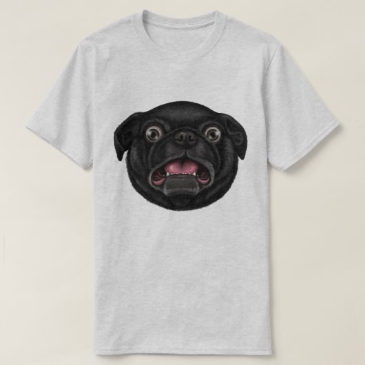 Derpy Pug T-shirt (Design voorkant)